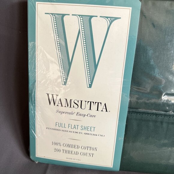 Wamsutta Supercale Easy-Care Full Sheet Set & Pillowcases 100% Cotton 200 Thread - Picture 2 of 6